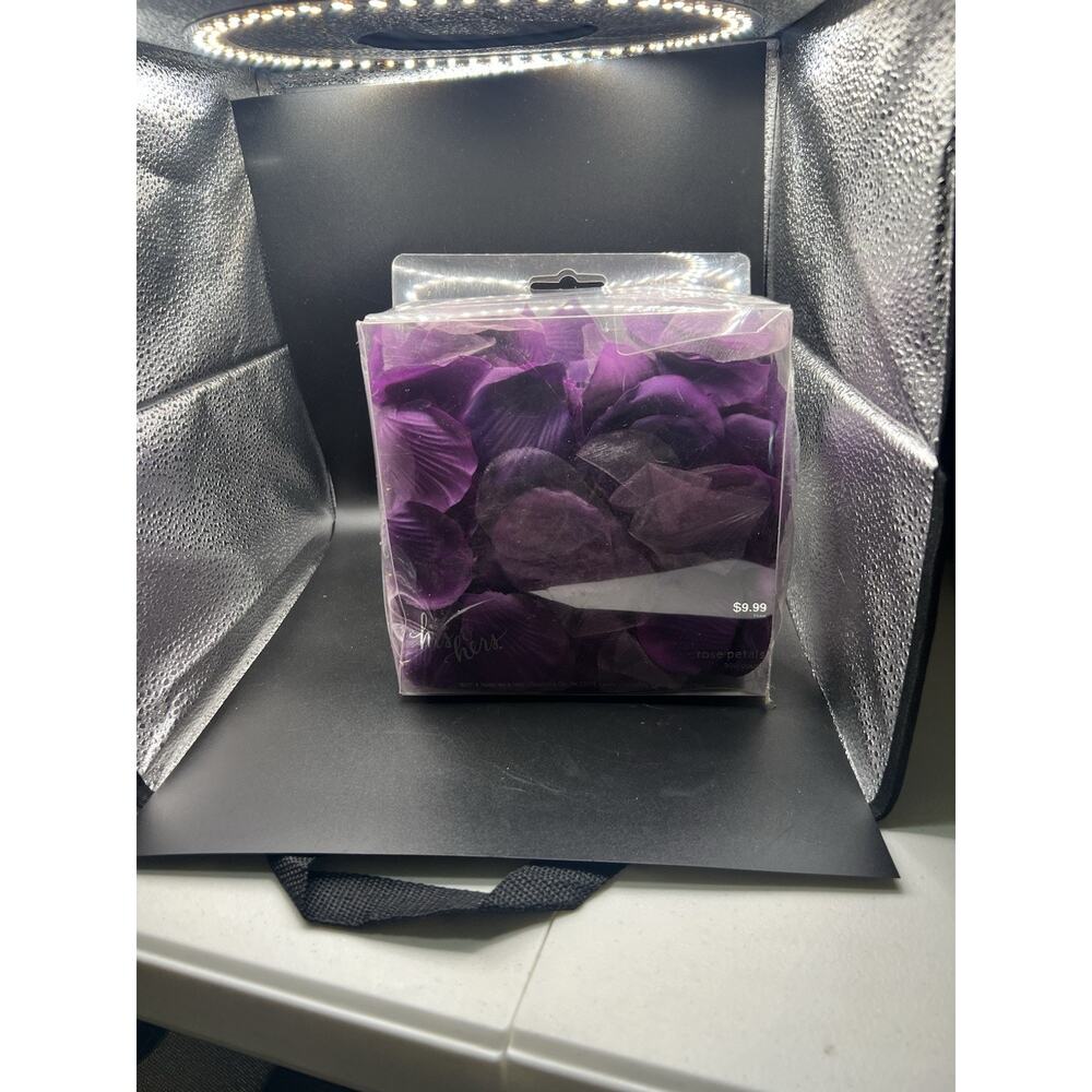 Box Of PurpleFake Rose Petals Wedding Event Romantic Night Party‎ Decor